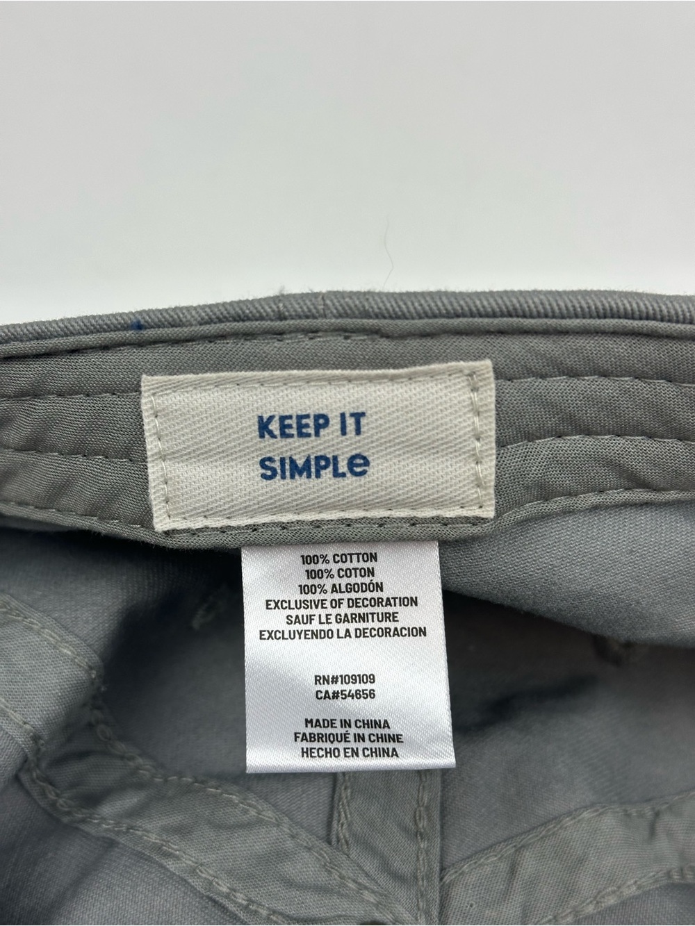 Life Is Good Gray Cotton Circle Logo Cap - Picture 9 of 10